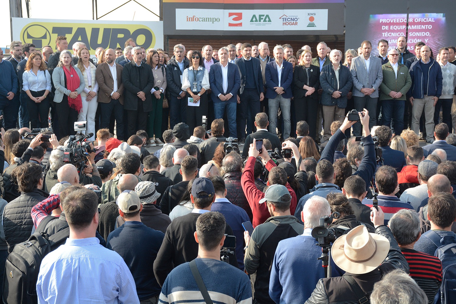 Rosy Nardi en la inauguración de AgroActiva: 